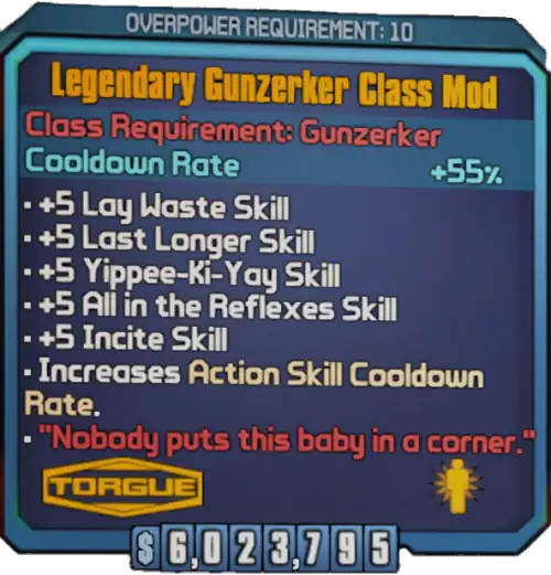 Legendary Gunzerker